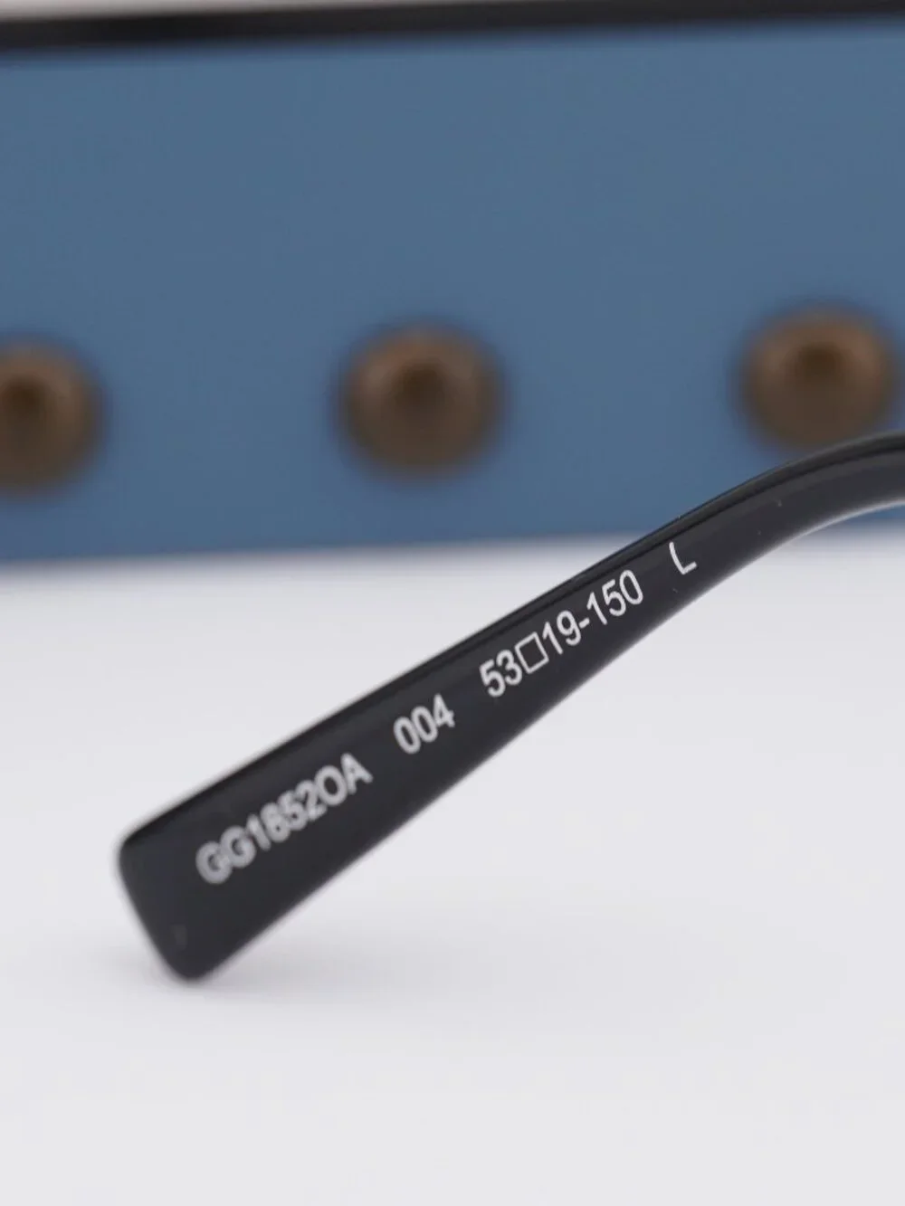 Gucci GG1852OA 004 Square Eyeglasses 53mm - Grey / Silver